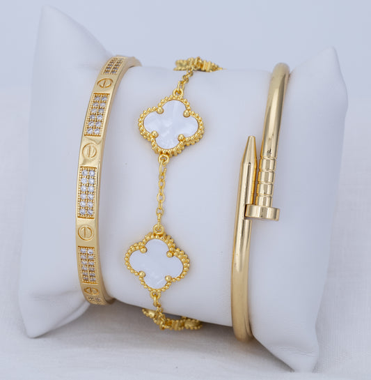 Juego Pulsera Royal Golden PBA83