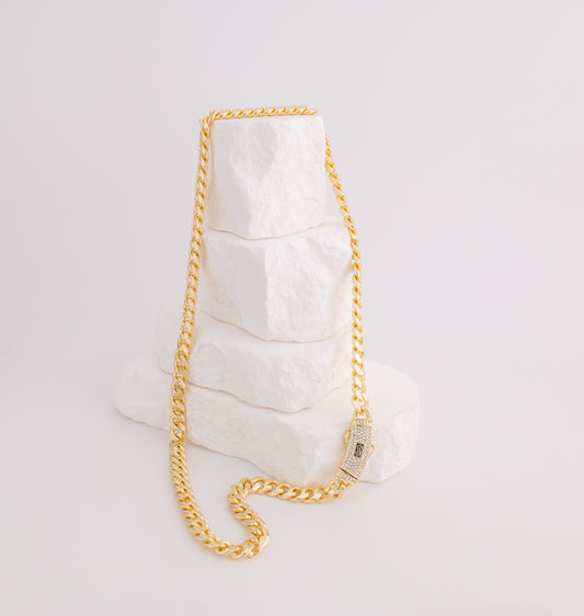 Cadena Baño De Oro Cubano 55 CM MONLA9M-CA55C-CUB