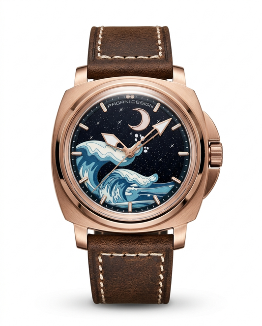 Reloj Pagani Design Tsunami Lunar YS014 Marron