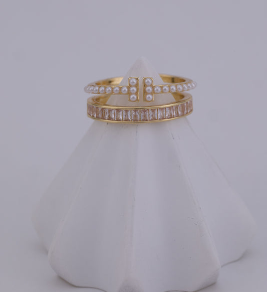 Anillo Ti££any full perlas BA49