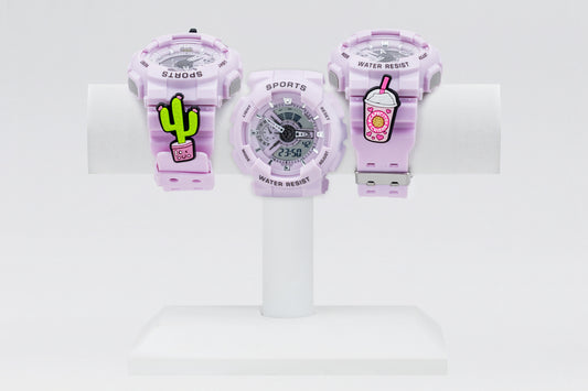 Reloj Lila Cafesito y Chisme GF10