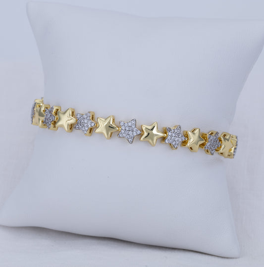 Pulsera Diamond Stars Full Circonita PB54
