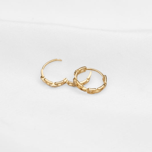 Argollas Doradas A25