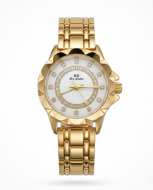 Reloj BS Bee Sister Perla Dorada 1506