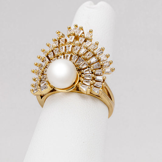 Anillo Perla De Rio Full Circonitas BA21