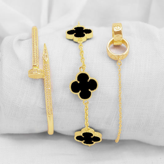 Pulsera Arabe Clavo y esposas CT PBA06