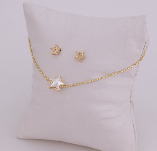 Set estrella circonita mini LATSE163