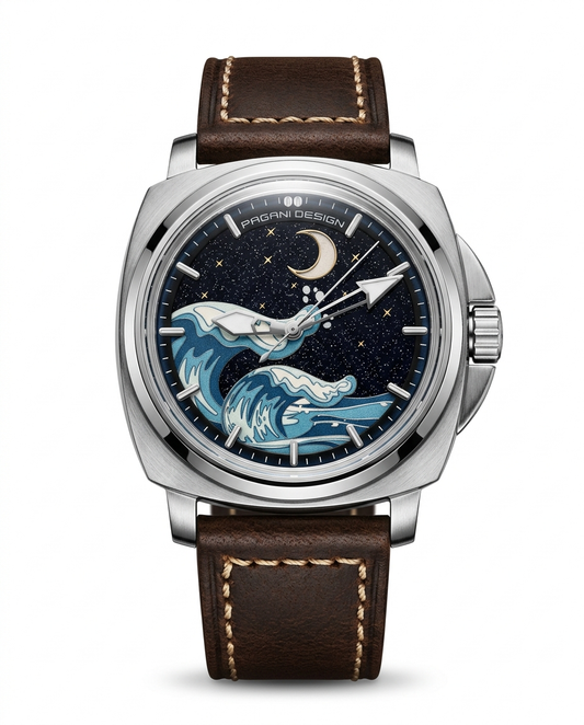 Reloj Pagani Design Tsunami Lunar YS014B Plateado