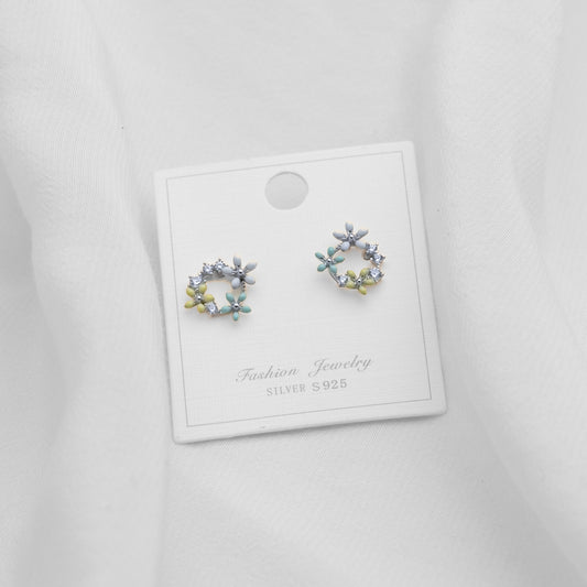 Aretes de Flores en Plata 925 AP54
