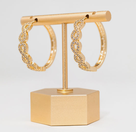 Aretes Argolla Infinito A143