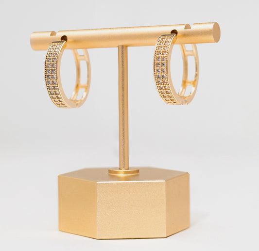 Arete Tipo Argolla Multicirconitas A144