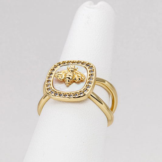 Anillo Abeja Blanca BA15