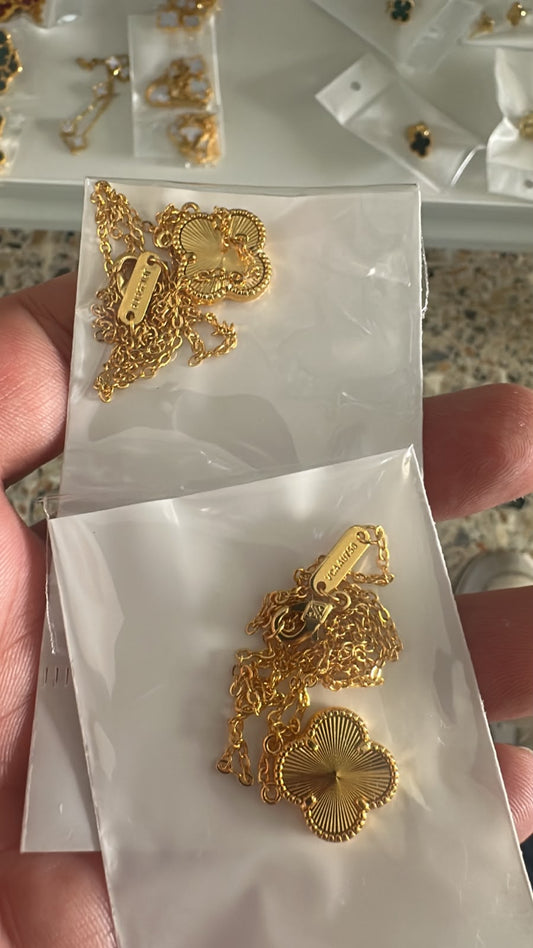 Cadena Trebol Dorada VCAD31