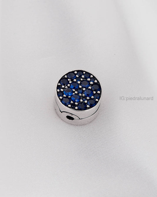 broche de pulsera circonitas azules CH383