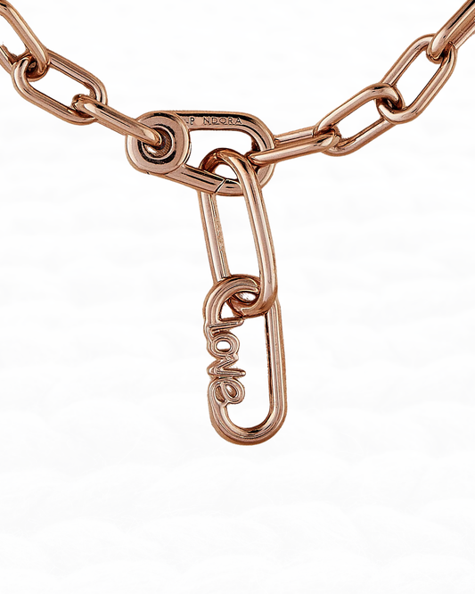 Mini Dije Eslabón Rosado PLCH96