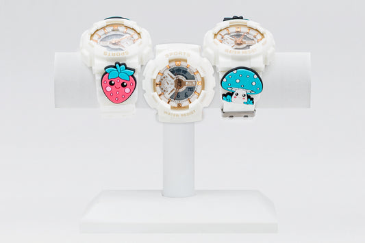 Reloj Blanco Hongo Fresa GF18