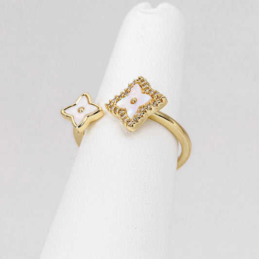 Anillo Luis Witton Doble Flor BA18