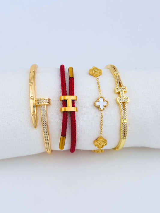 Juego Pulsera Arabe HM CT Roja PBA23