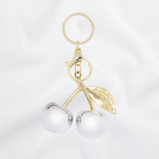 Llavero Cerezas Plateadas LC27