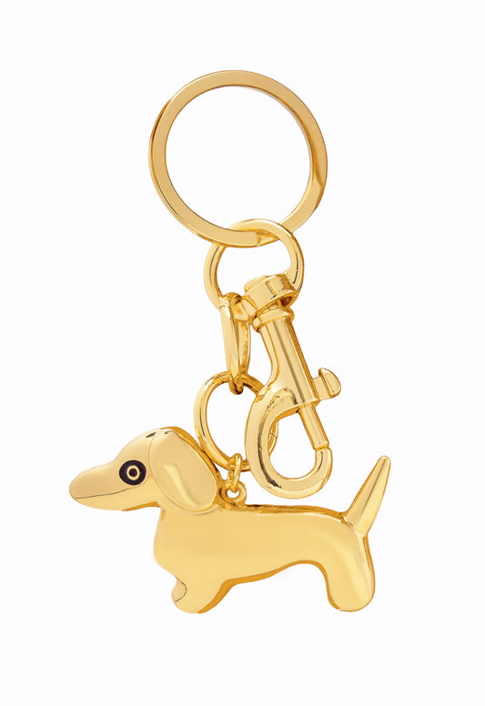 Llavero Perrito Dorado LC56