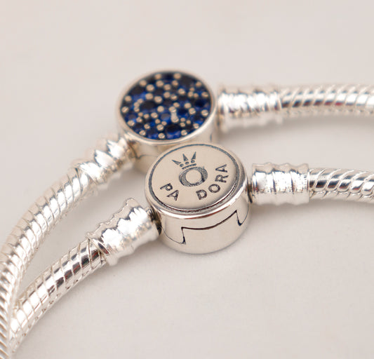 broche de pulsera circonitas azules CH383