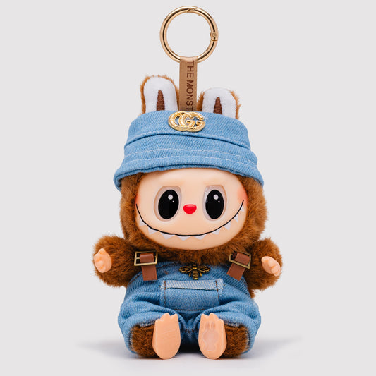 Charm Bag L4bubu Cafe Ropa Azul LC62