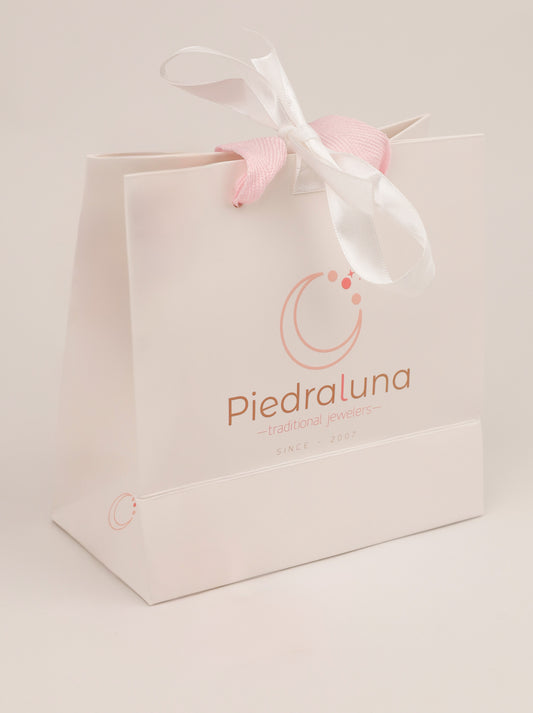 Shopping blanco grande Piedra Luna (ideal para o pulseras set cadenas y aretes) EM06