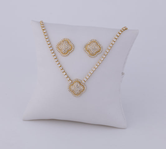 Set doble cadena Tennis Corazones Eternos LATSE86