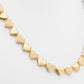 Cadena en Baño de oro Corazones con Circonitas CG62