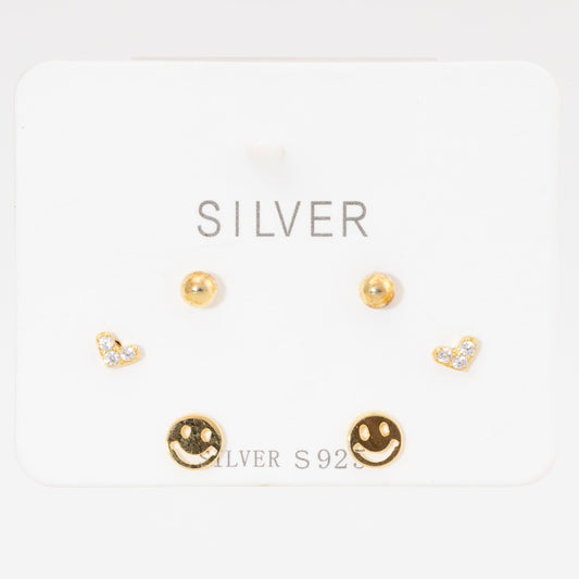 Set de aretes Vibras Felices PLAOR-DO3-37