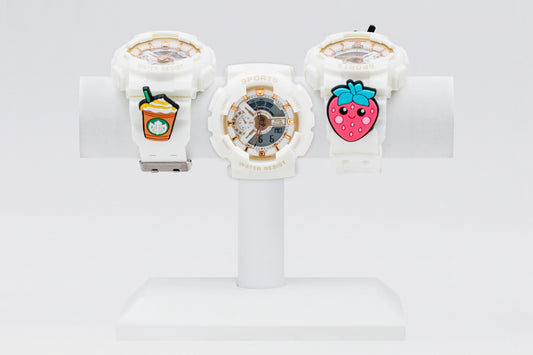 Reloj Blanco Starbucks Fresa GF09