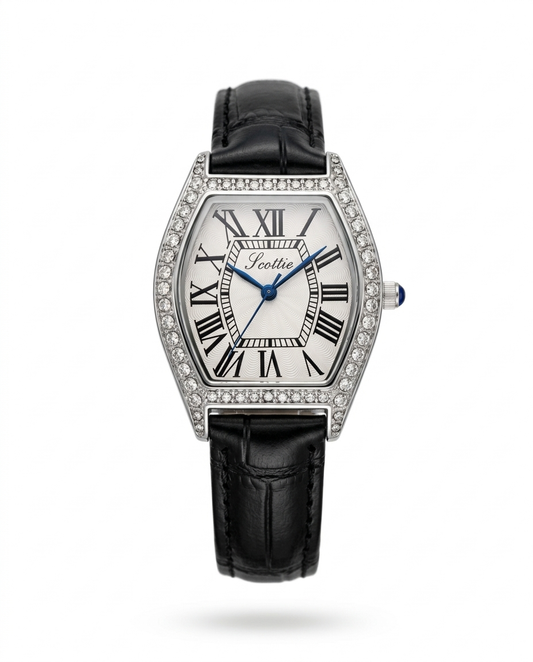 Reloj Tonneau Diamond Scottie 9105