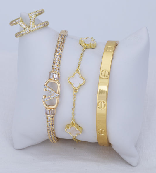 Set Pulsera y Anillo Luna Imperial PBA60