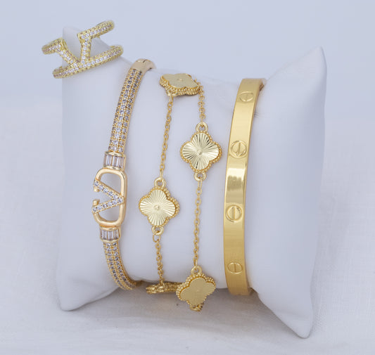 Set Pulsera y Anillo Luna Imperial PBA60