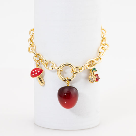 Pulsera Cherry y hongo PB20