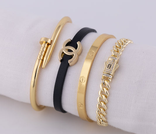 Pulsera Arabe Ch@n€L 4 Piezas PBA53