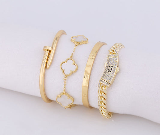 Set 4 Piezas Arabe Super Lux Trebol PBA46