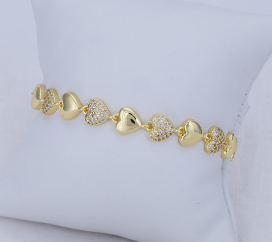 Pulsera Love Queen Full Circonitas PB64