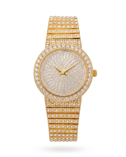 Reloj Glam Crown Dorado Miss Fox 2688