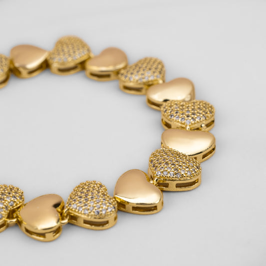 Pulsera Corazon Grande  PB19
