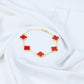 Set rojo liso VC-SET5