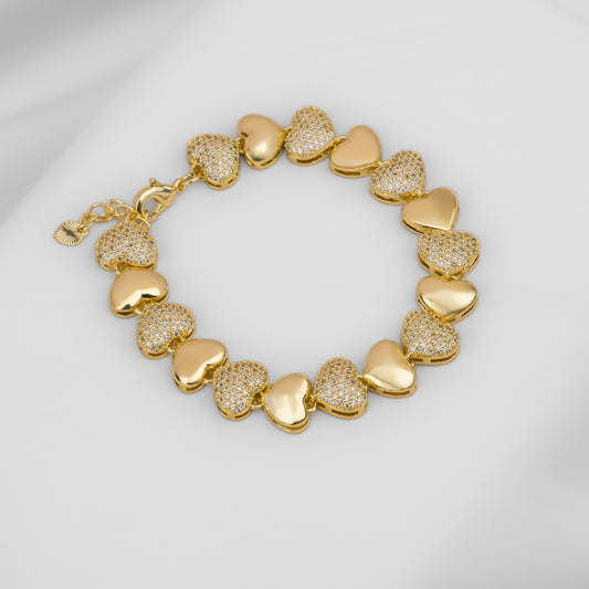 Pulsera Corazon Grande  PB19