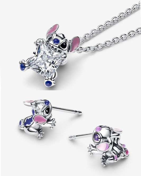 Set de cadena y aretes St1tch CPP55