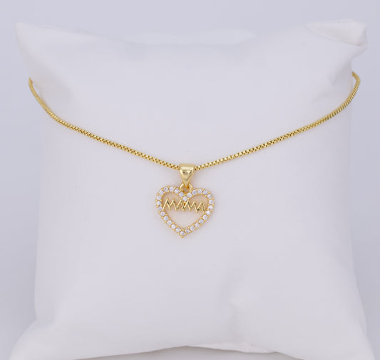 Collar Corazón Mamá LATSE151