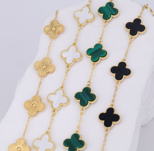 Set De Pulsera Oro Laminado Multicolor XL VCP42