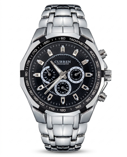 Reloj Curren 8084 Plateado/Negro