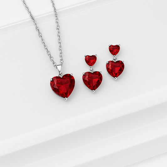 Set Corazón de Rubí CPP42