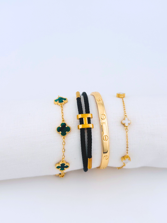 Juego de pulseras Arabe HM Verde PBA16