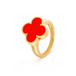 Anillo V@n Cl€€f Rojo clásico VCAN13