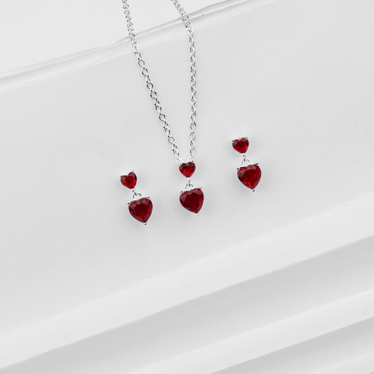 Set Corazón de Rubí CPP42
